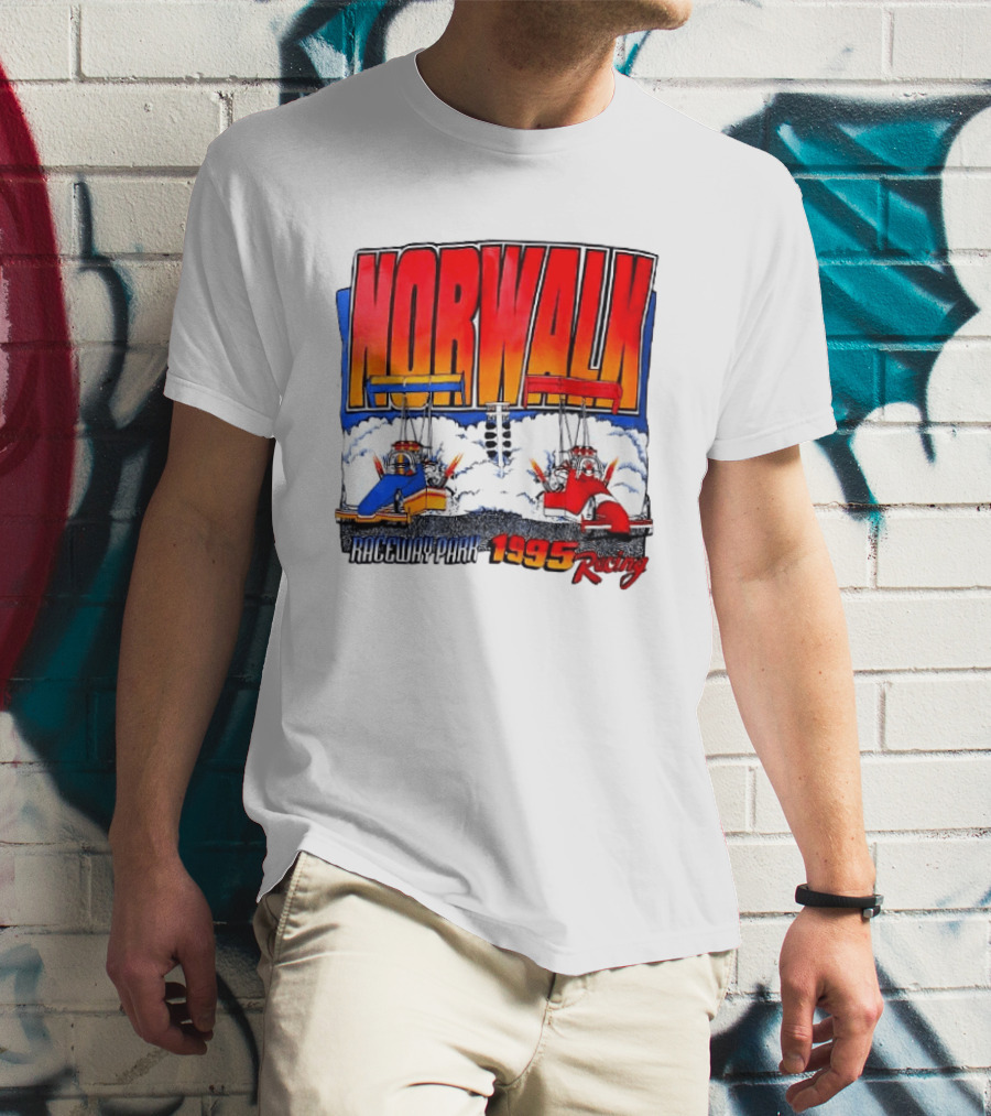 Norwalk Raceway Park 1995 Racing Dragsters Vintage Racing T-Shirt