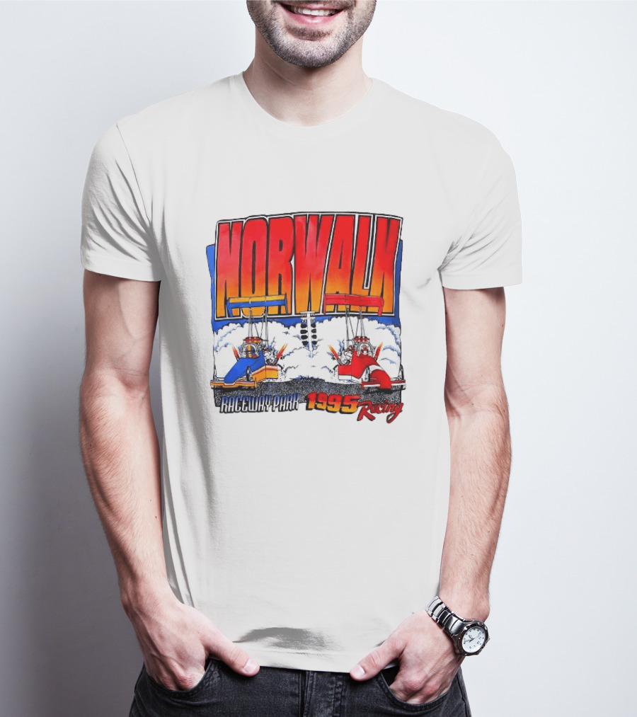 Norwalk Raceway Park 1995 Racing Dragsters Vintage Racing T-Shirt