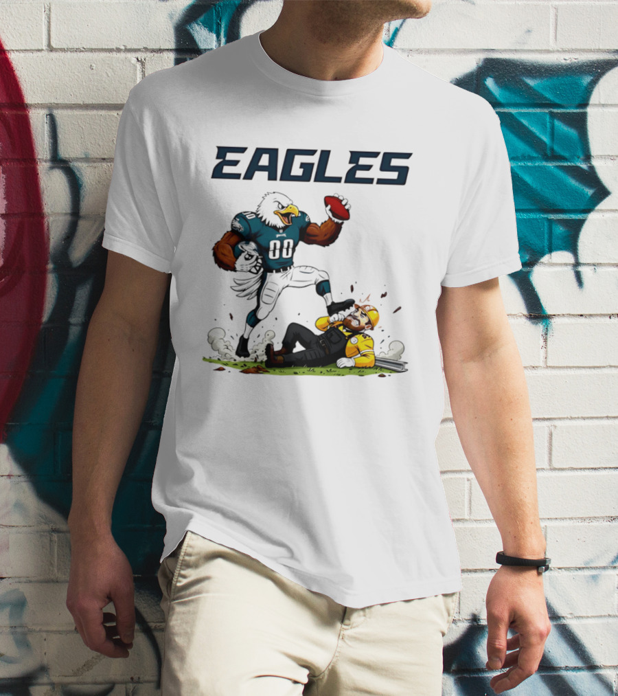 Philadelphia Eagles Vs Pittsburgh Steelers Rivalry Beat Steelers T-Shirt