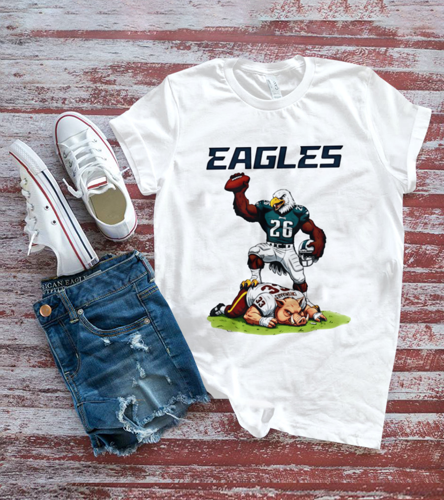 Eagles Vs Commanders Rivalries NFL Showdown Football Battle T-Shirt