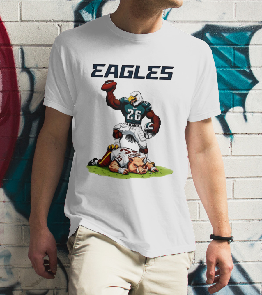 Eagles Vs Commanders Rivalries NFL Showdown Football Battle T-Shirt