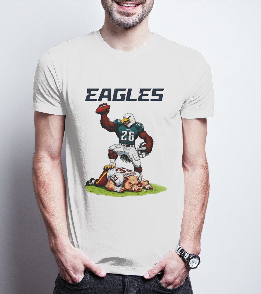 Eagles Vs Commanders Rivalries NFL Showdown Football Battle T-Shirt