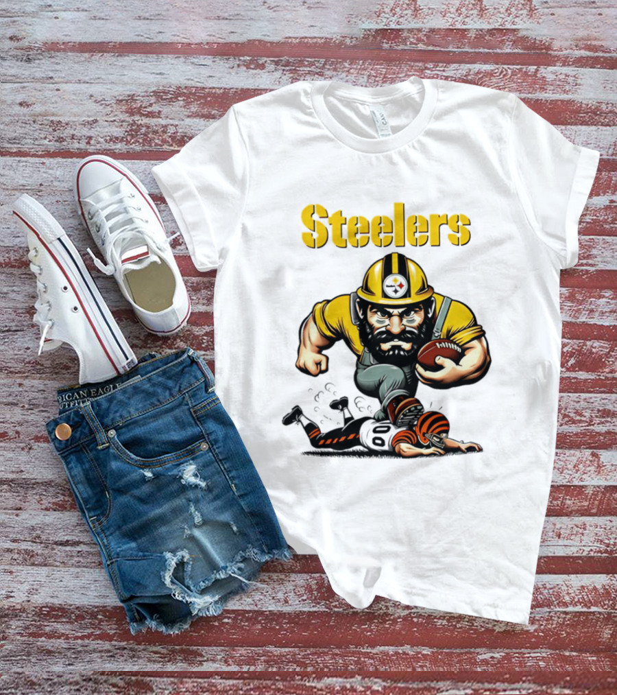 Steelers Dominate Bengals Rivalry Tough Football Showdown T-Shirt