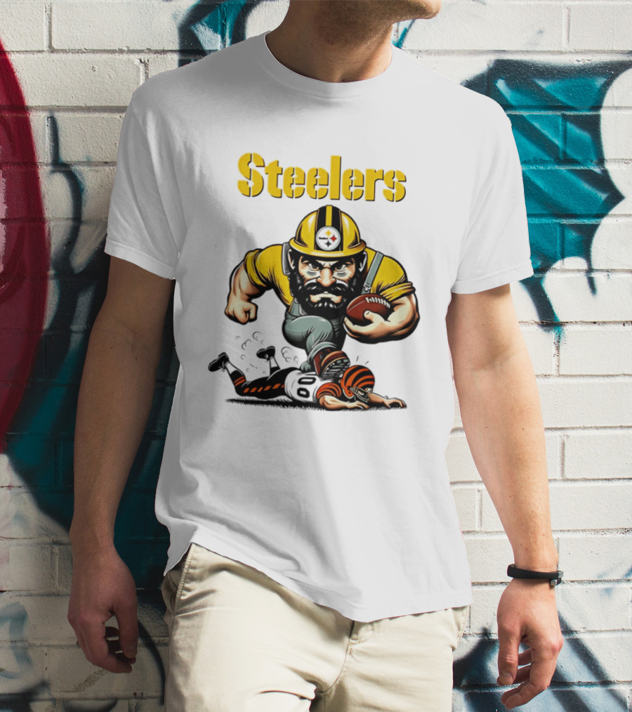 Steelers Dominate Bengals Rivalry Tough Football Showdown T-Shirt
