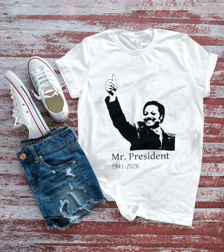 RIP Jesse Jackson Mr. President Memorial 1941 2026 T-Shirt