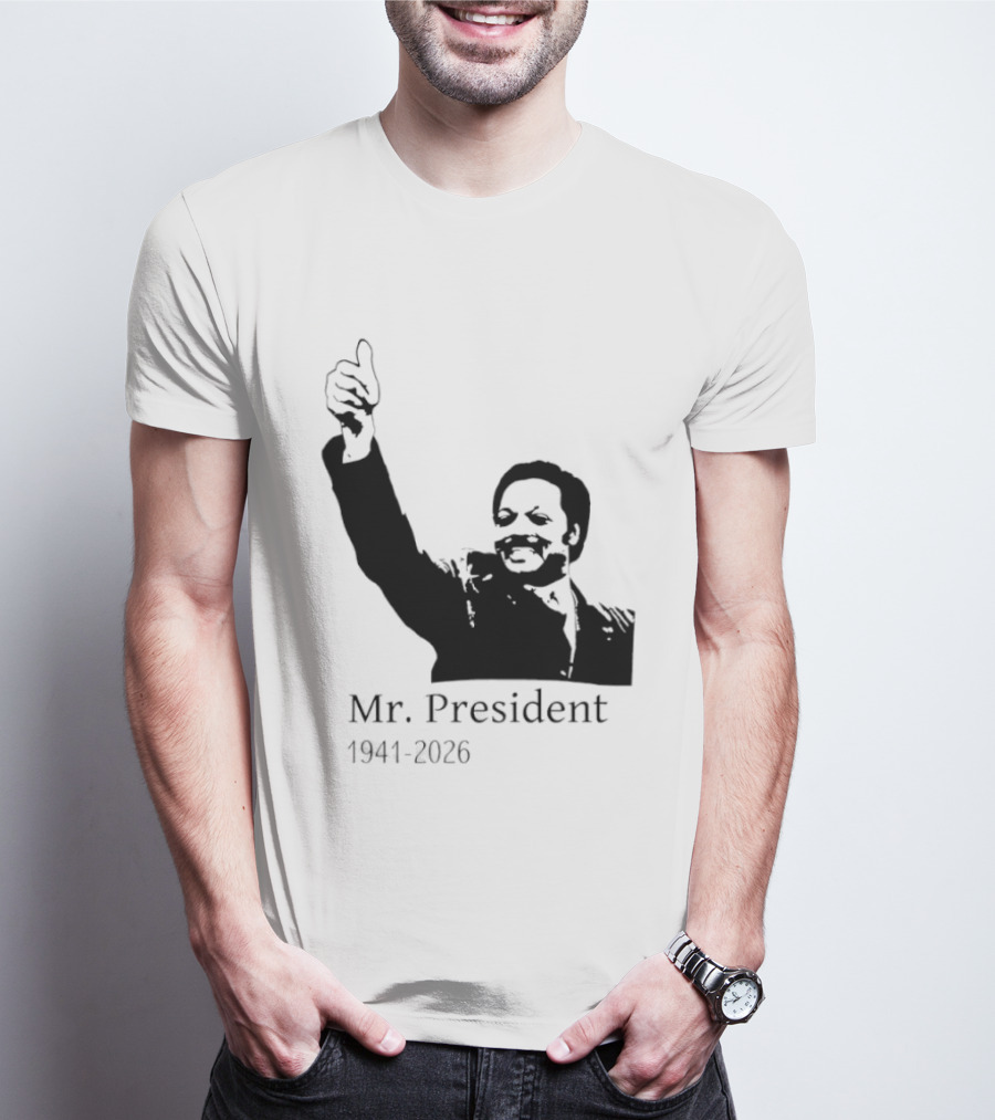 RIP Jesse Jackson Mr. President Memorial 1941 2026 T-Shirt