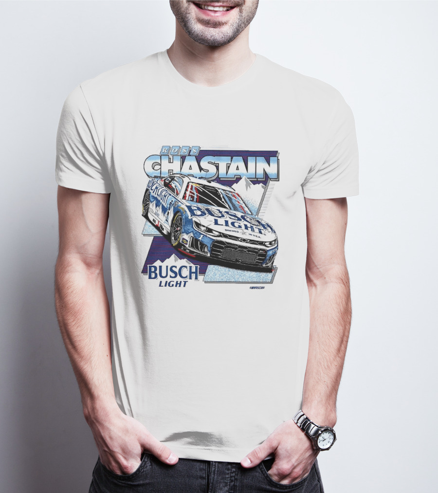 Ross Chastain Busch Light NASCAR Racing Car T-Shirt