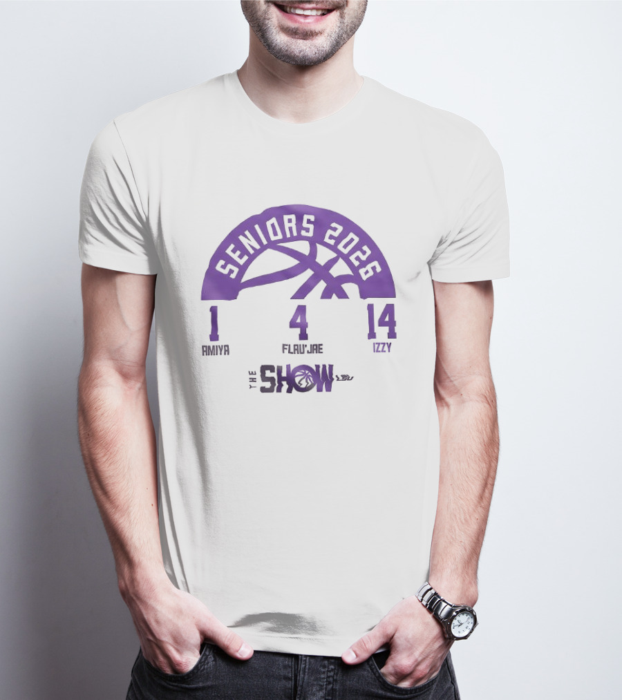 Seniors 2026 LSU Women's Basketball Amani Flau'Jae Izzy The Show T-Shirt