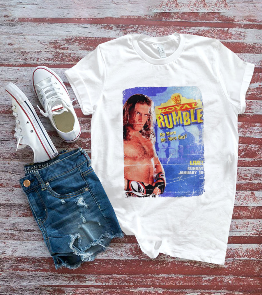 WWF Royal Rumble 1996 No More Mr. Nice Guy Live Sunday January 19 T-Shirt