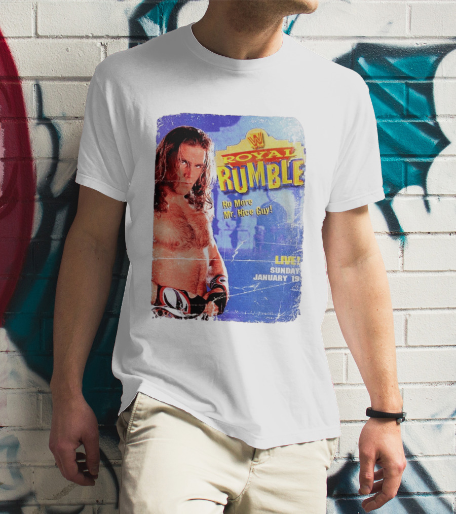 WWF Royal Rumble 1996 No More Mr. Nice Guy Live Sunday January 19 T-Shirt