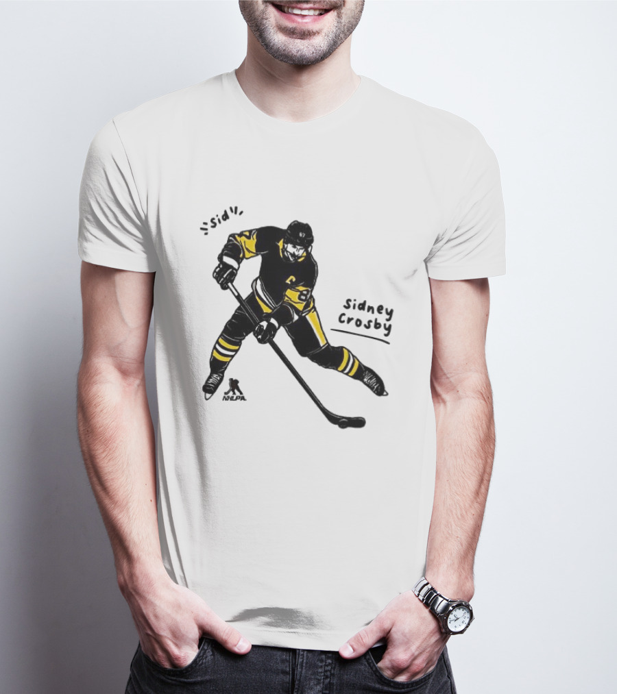 Sidney Crosby Pittsburgh Penguins Hockey Sid Cartoon Player T-Shirt