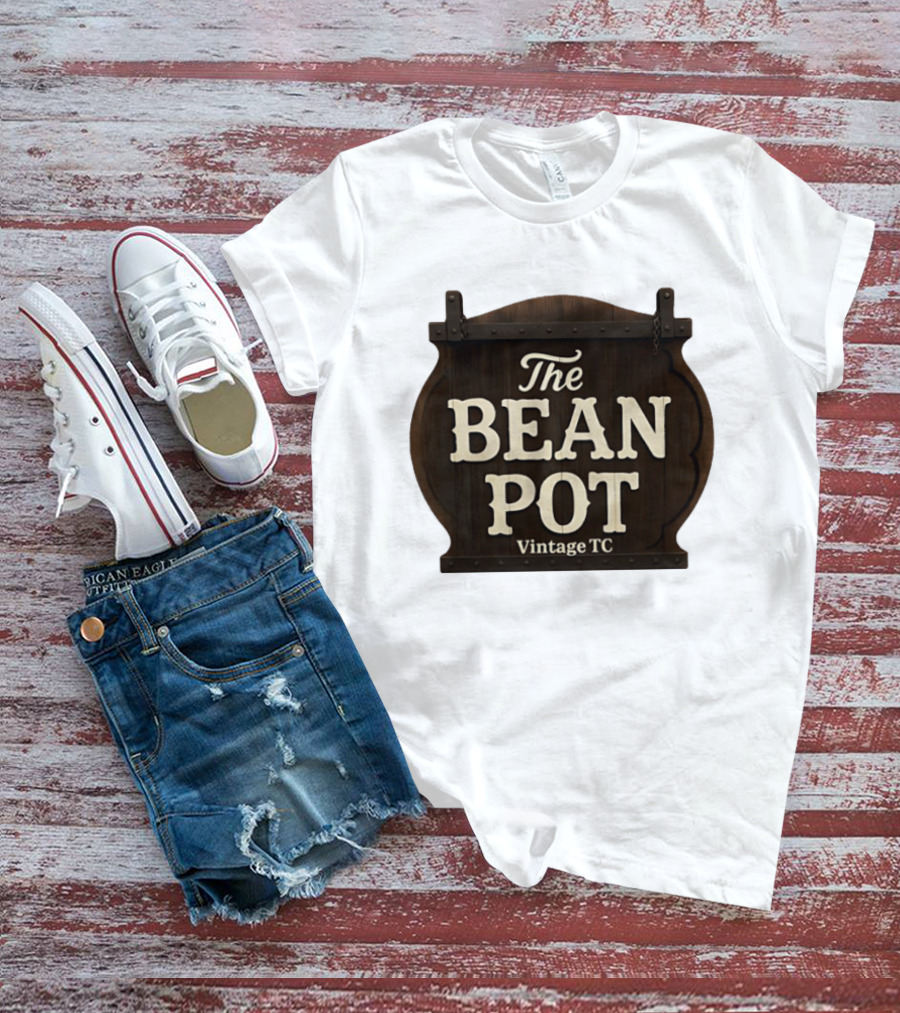 The Bean Pot Vintage TC Wood Sign T-Shirt