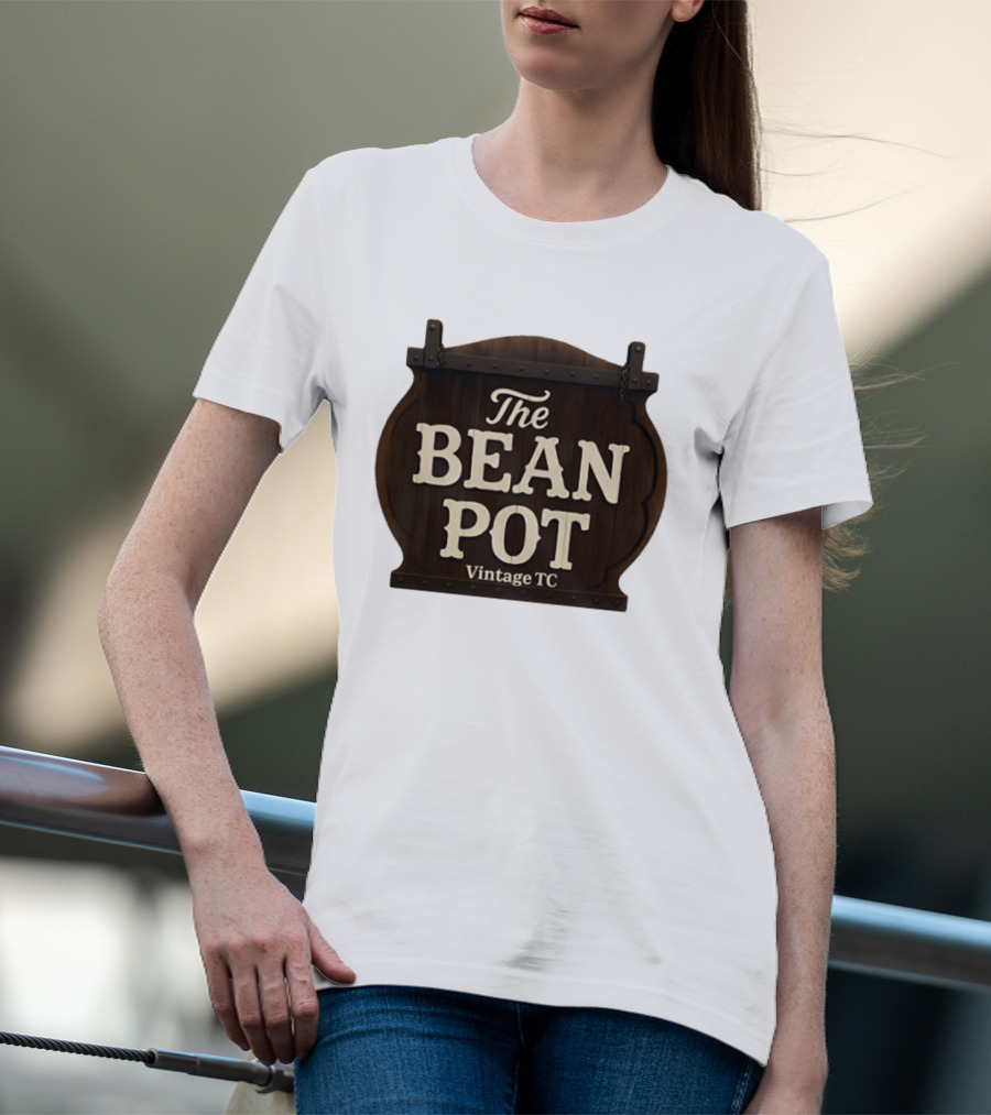 The Bean Pot Vintage TC Wood Sign T-Shirt