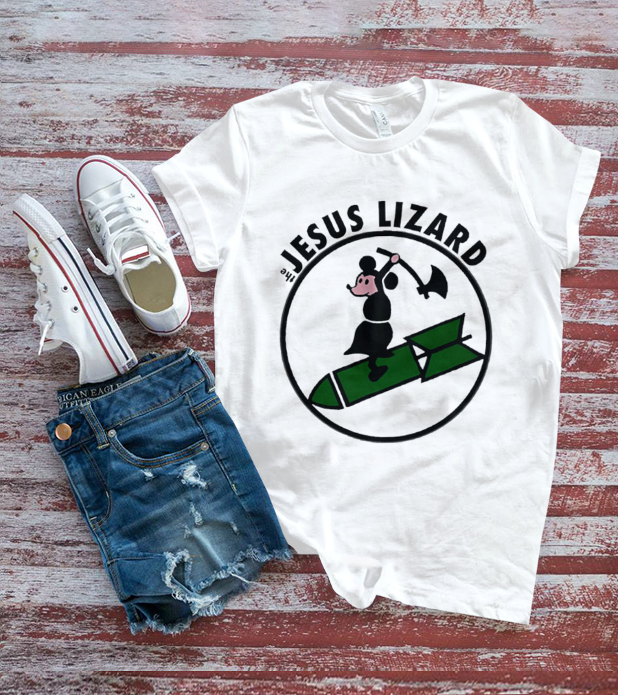 The Jesus Lizard Mouse Riding Bomb Punk Rock Music T-Shirt