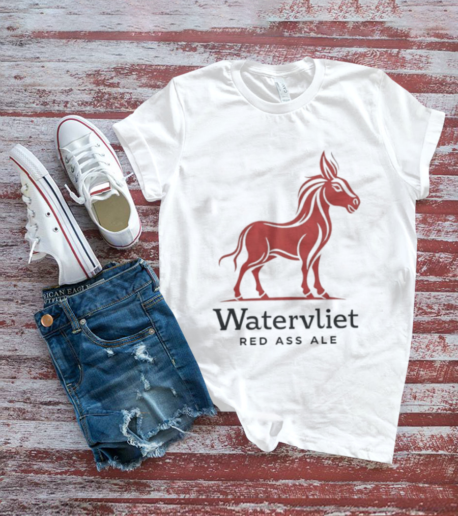 Watervliet Red Ass Ale Donkey T-Shirt