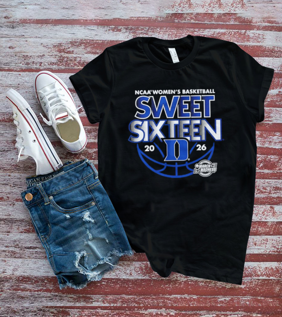 NCAA Women's Basketball Duke 2026 Sweet Sixteen T-Shirt