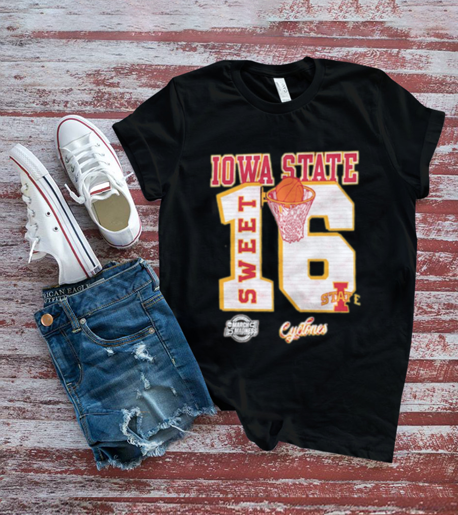 Iowa State Cyclones March Madness Sweet 16 Bound 2026 NCAA Tournament T-Shirt