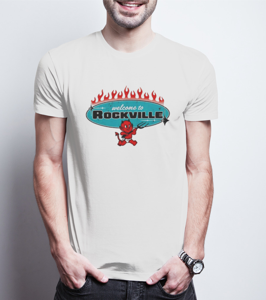 Welcome To Rockville Little Devil Flame T-Shirt