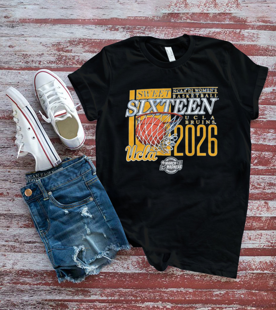 UCLA Bruins NCAA Women's Basketball Sweet Sixteen 2026 T-Shirt