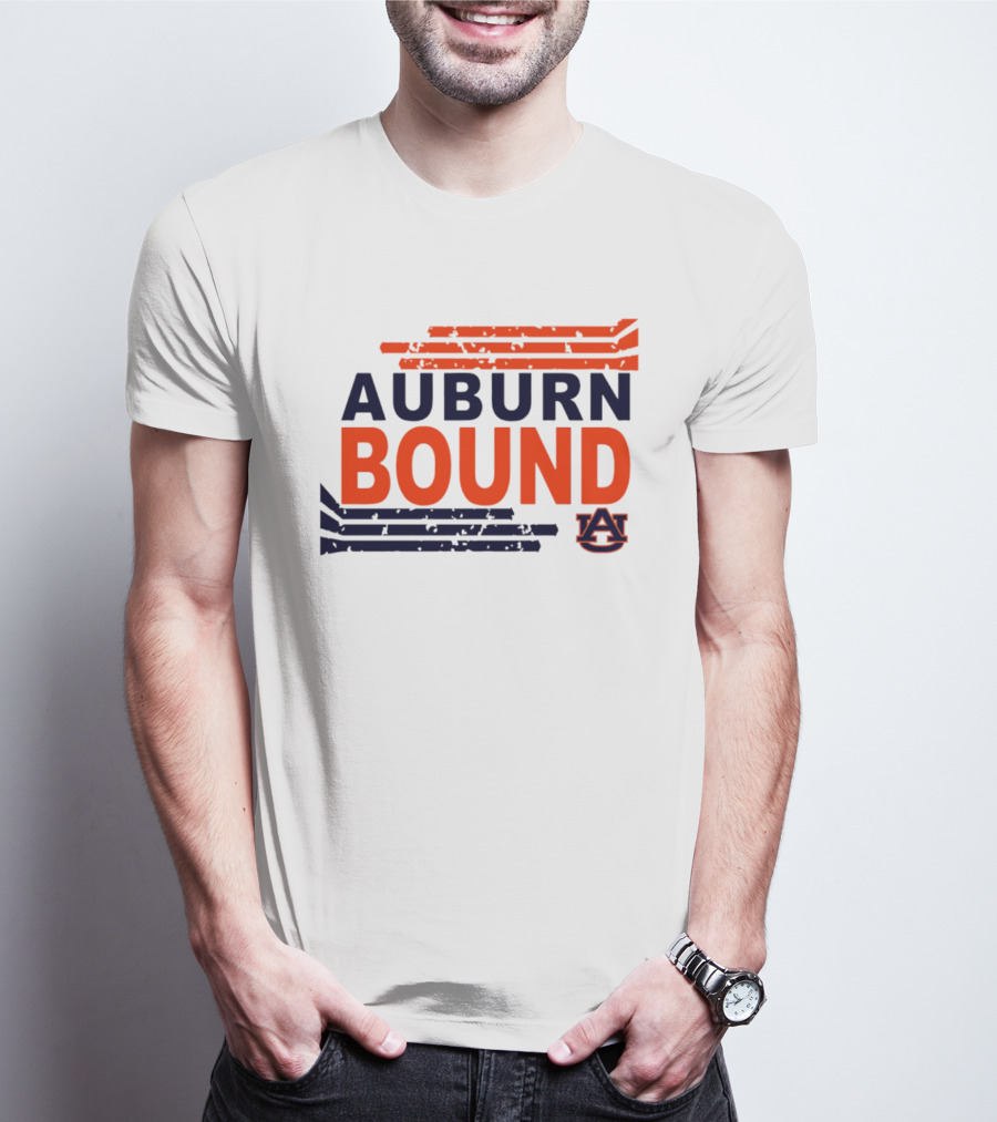 Auburn Bound Tigers AU Logo College Spirit T-Shirt
