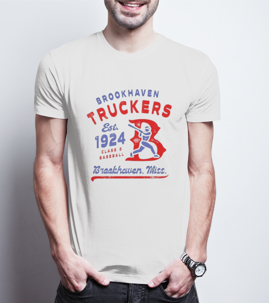 Brookhaven Truckers Est 1924 Class D Baseball Brookhaven Miss T-Shirt