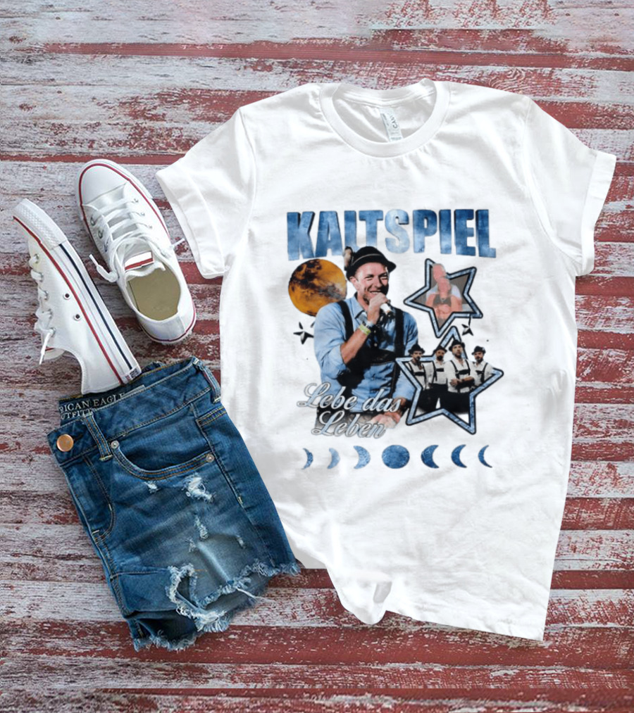 Kaltspiel Lebe Das Leben Moon Phases Band Performance T-Shirt