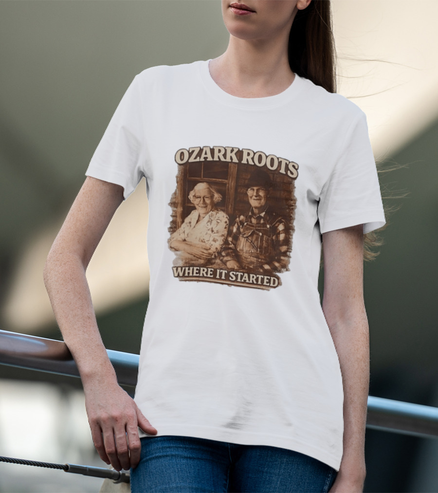Ozark Roots Where It Started Vintage Farmhouse T-Shirt