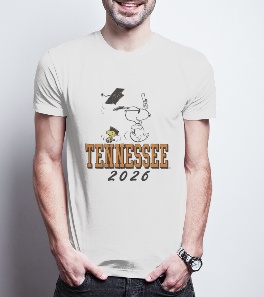 Tennessee 2026 Snoopy Woodstock Graduation University T-Shirt