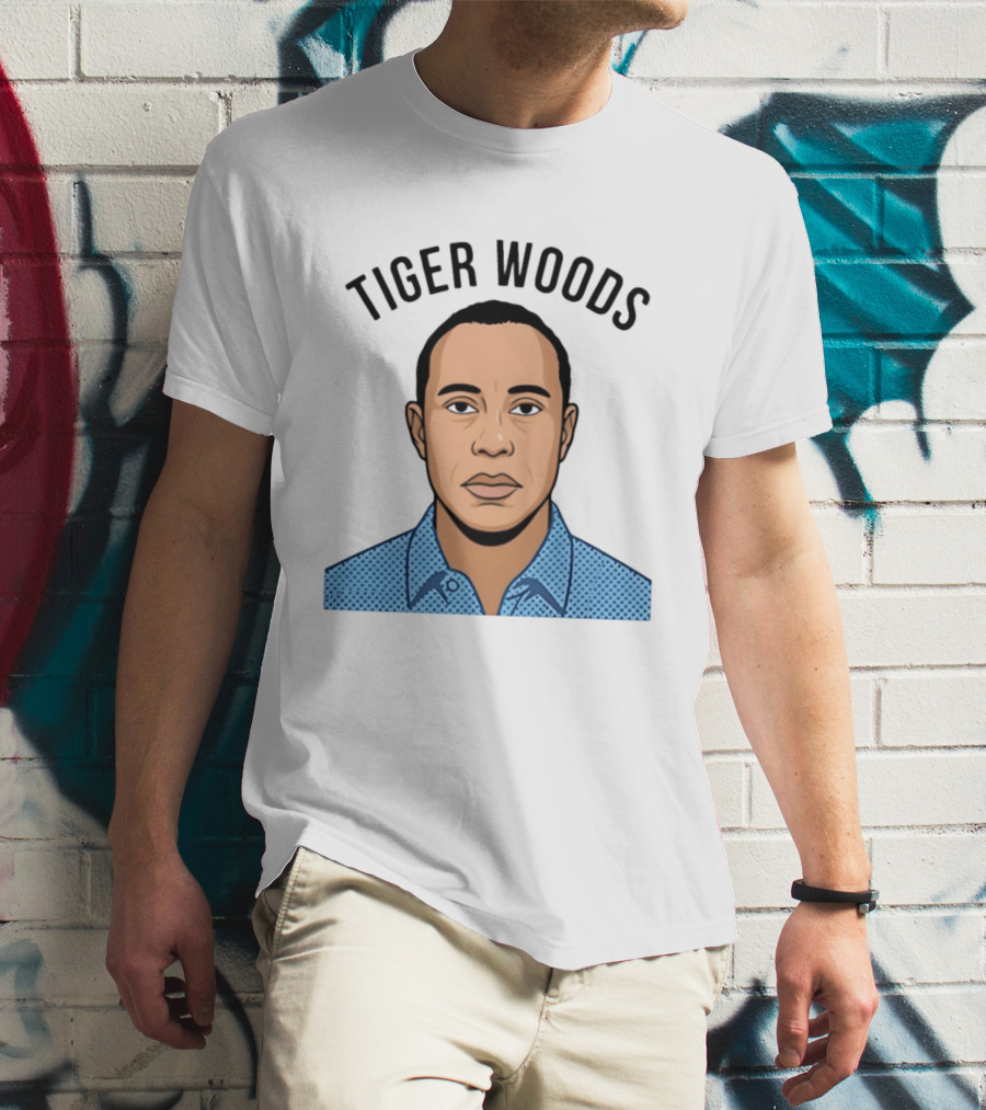 Tiger Woods Shot Caricature 2026 T-Shirt