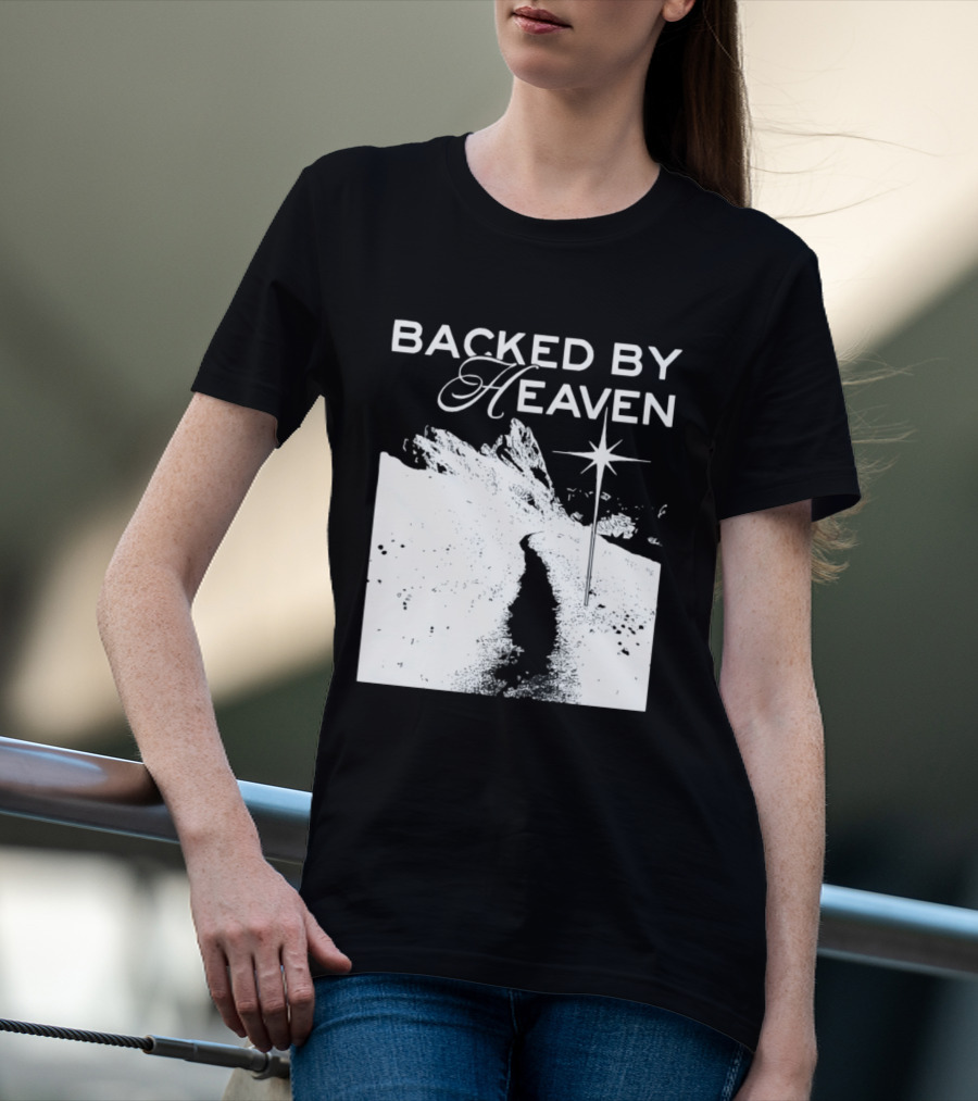 Backed By Heaven Angelic Path With Guiding Star 2026 T-Shirt