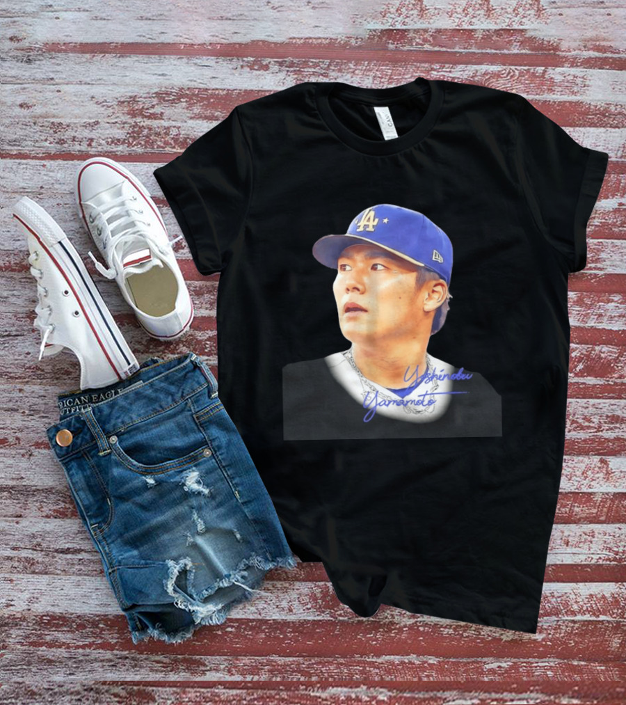 Yoshinobu Yamamoto Los Angeles Dodgers MLB 2026 Player T-Shirt