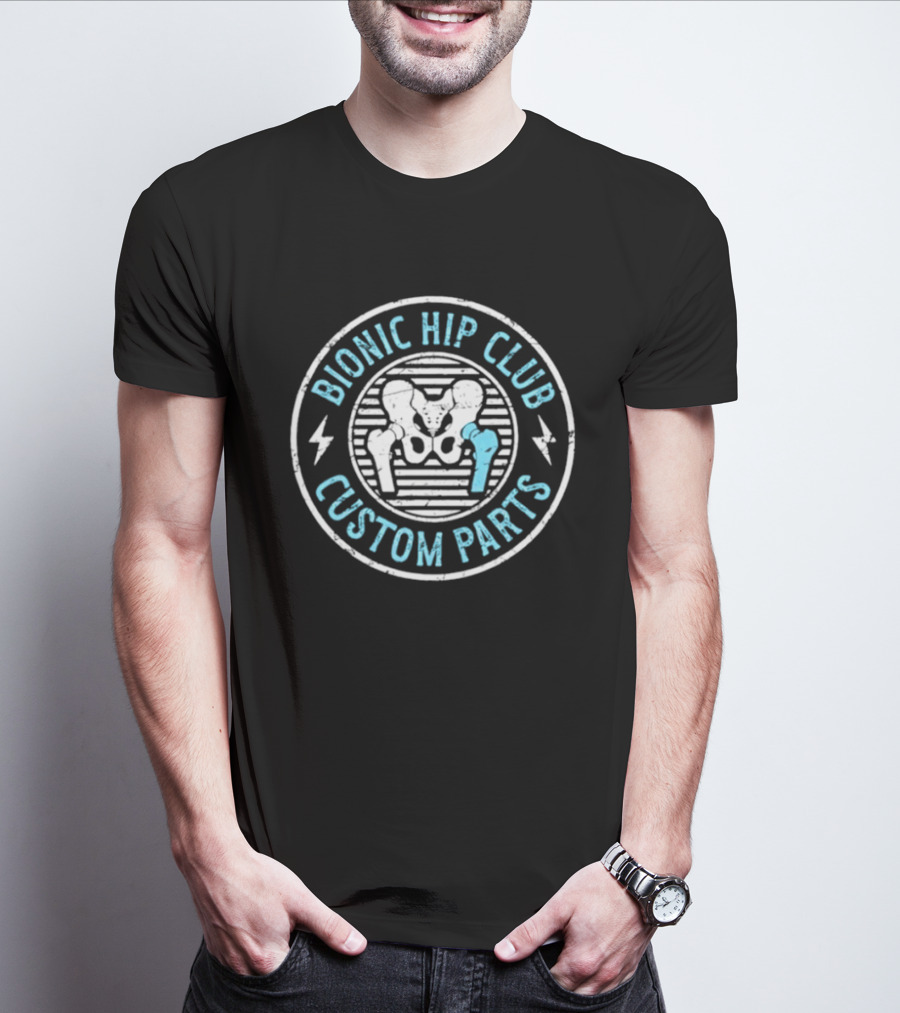 Bionic Hip Club Custom Parts Retro Circle T-Shirt