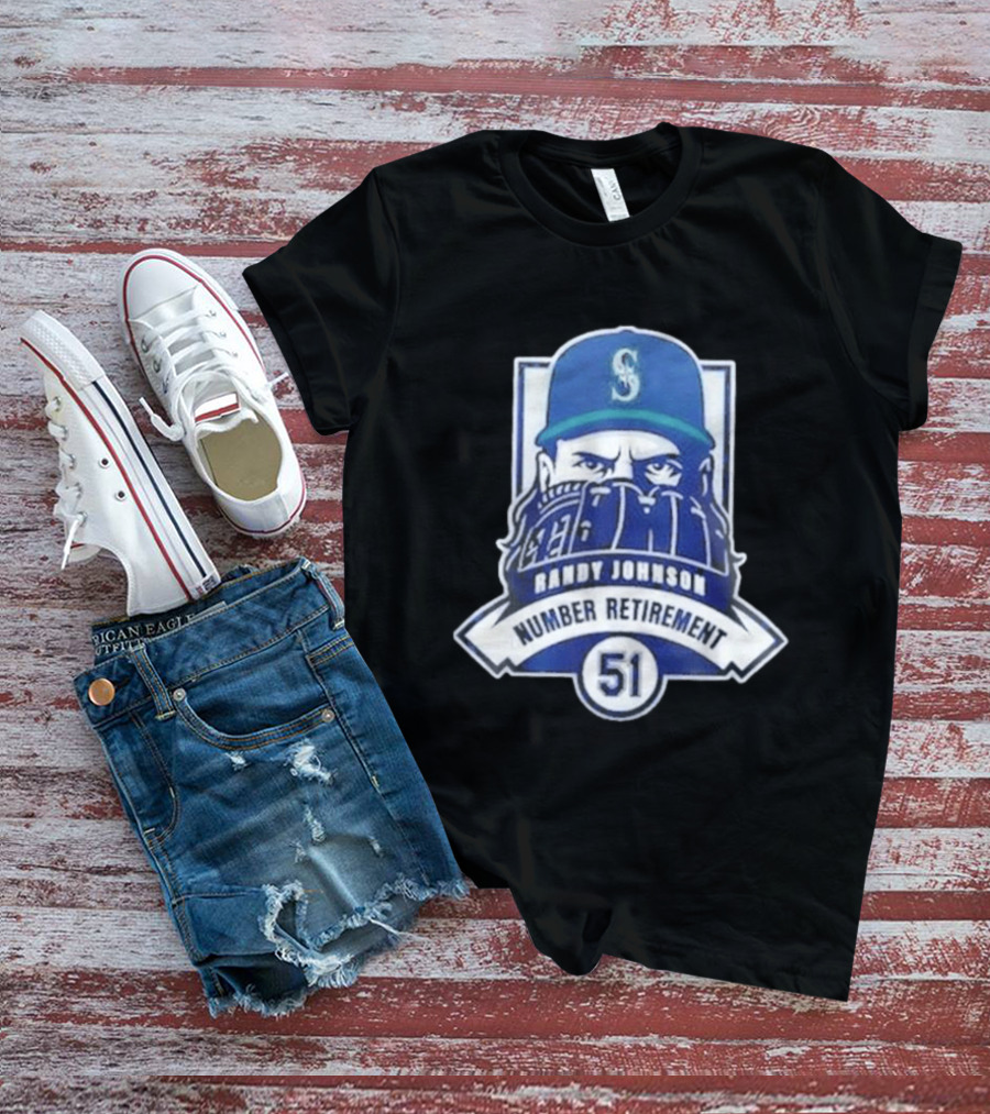Seattle Mariners Randy Johnson 51 Number Retirement Event 2026 T-Shirt