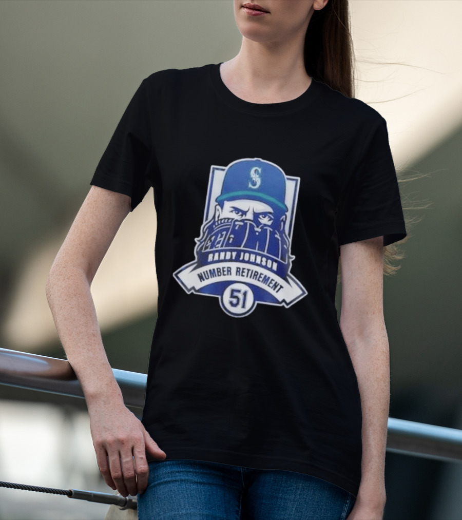 Seattle Mariners Randy Johnson 51 Number Retirement Event 2026 T-Shirt