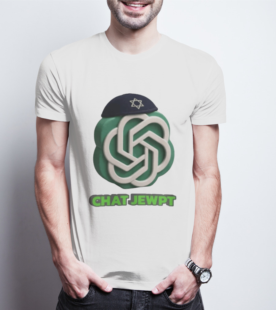 Chat JewPT Symbol With Star On Cap T-Shirt