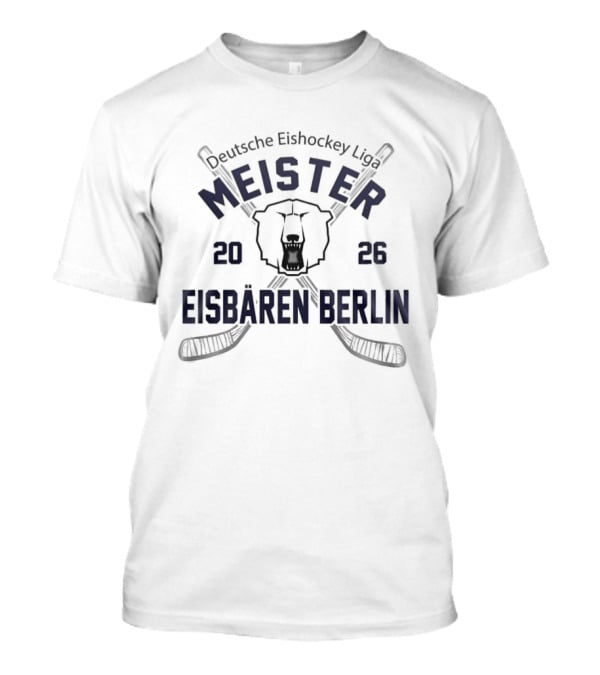 Eisbären Berlin Deutsche Eishockey Liga Meister 2026 T-Shirt