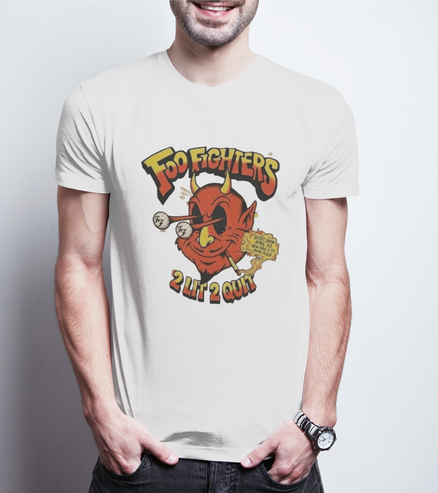 Foo Fighters 2 Lit 2 Quit Secret Show April 30 2026 Irving Plaza New York T-Shirt