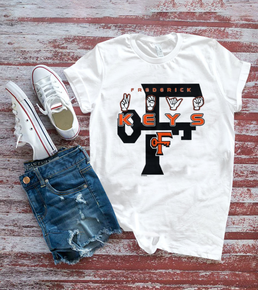 Frederick Keys Deaf Awareness 2026 Frederick Keys Logo Sign Language T-Shirt