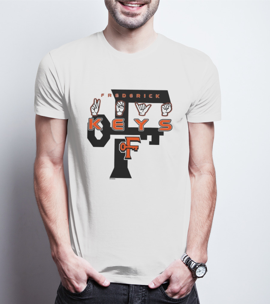 Frederick Keys Deaf Awareness 2026 Frederick Keys Logo Sign Language T-Shirt