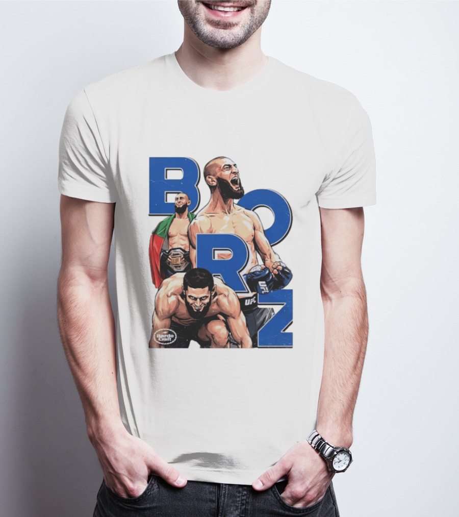 Borz Khamzat Chimaev UFC Fighter Illustrated T-Shirt