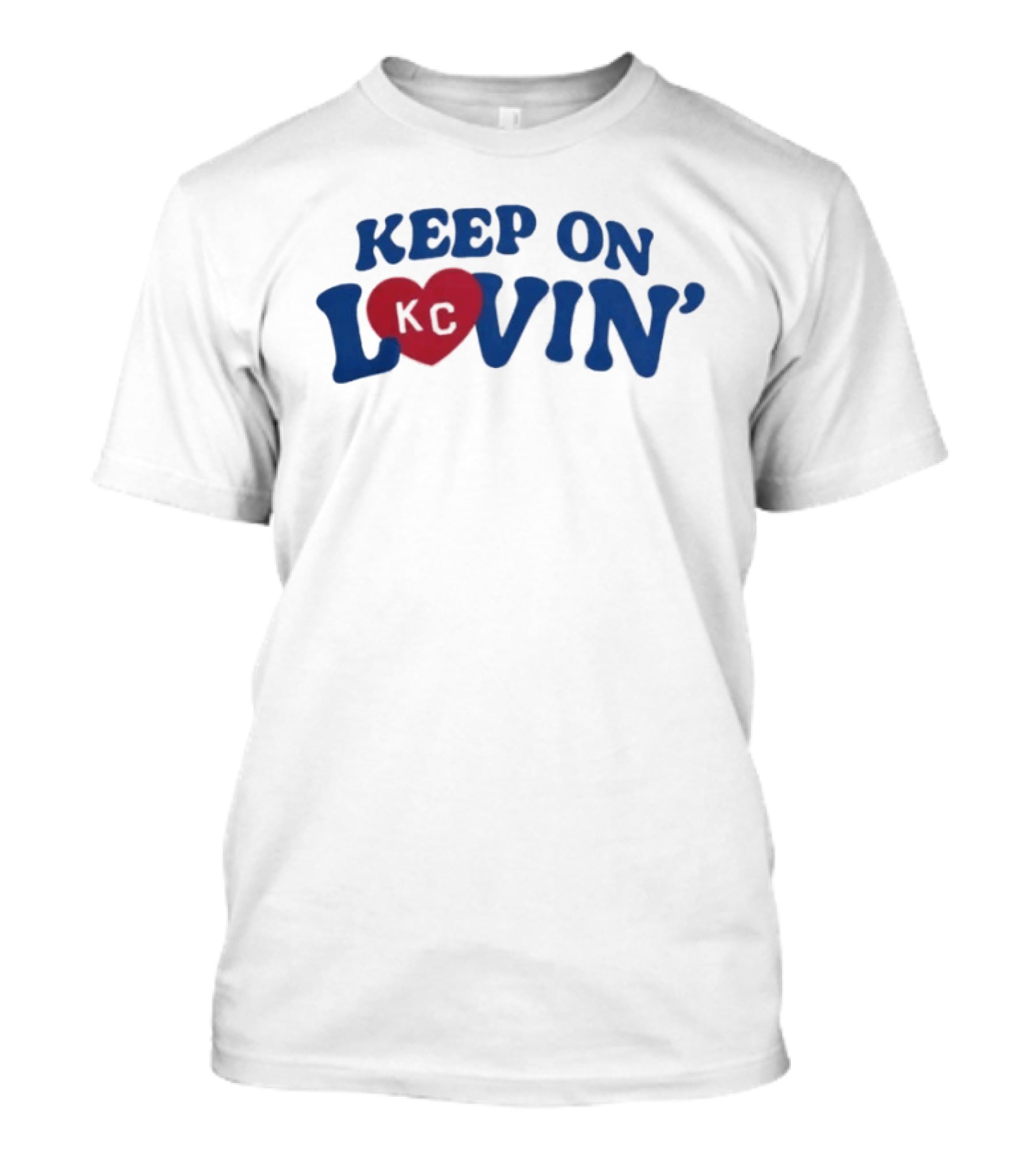 Keep On KC Lovin' Heart Design Charlie Hustle Shop T-Shirt