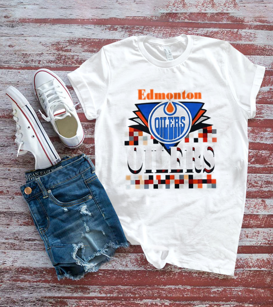 Edmonton Oilers NHL 1993 Edmonton Team Spirit T-Shirt