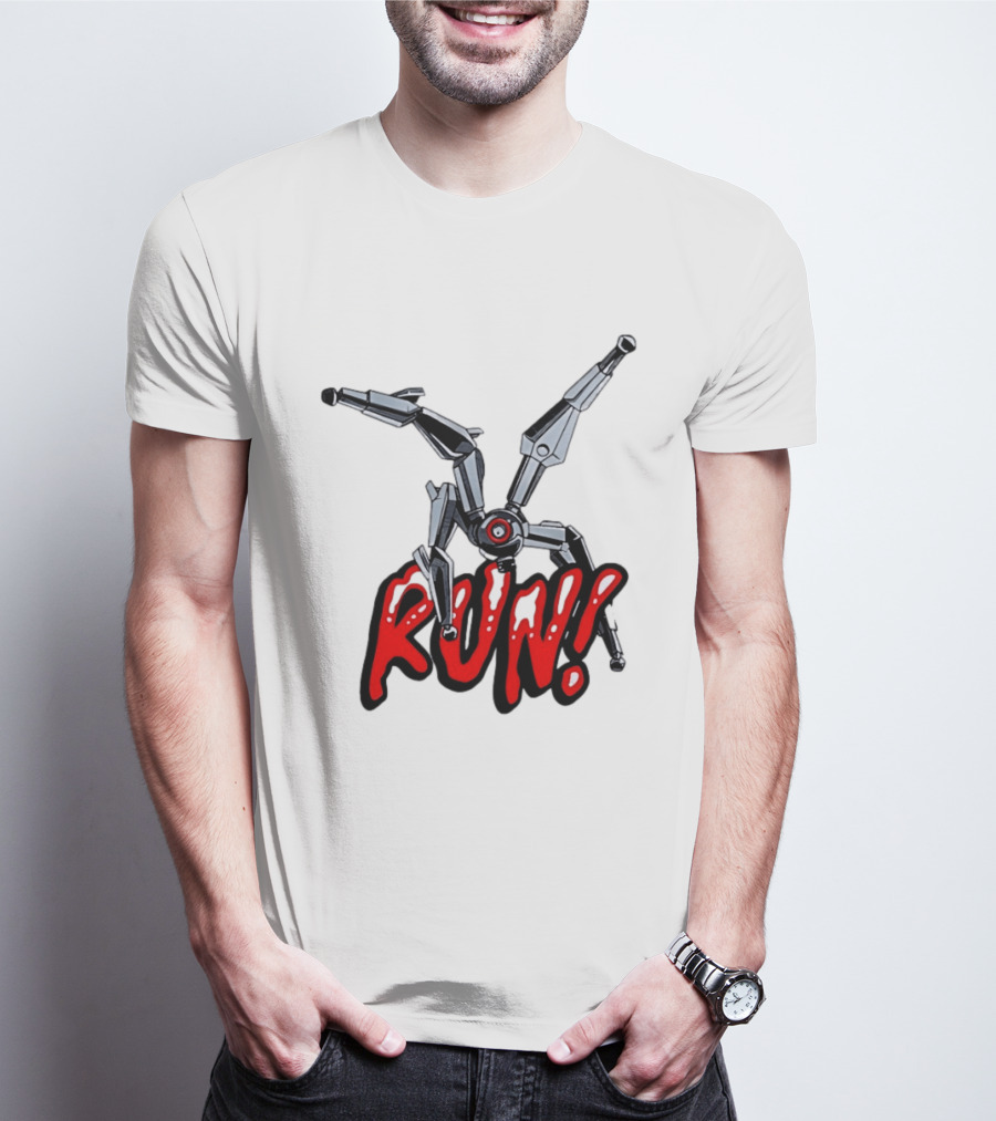 Robot Leaper ARC Raiders RUN Cyborg Invasion T-Shirt