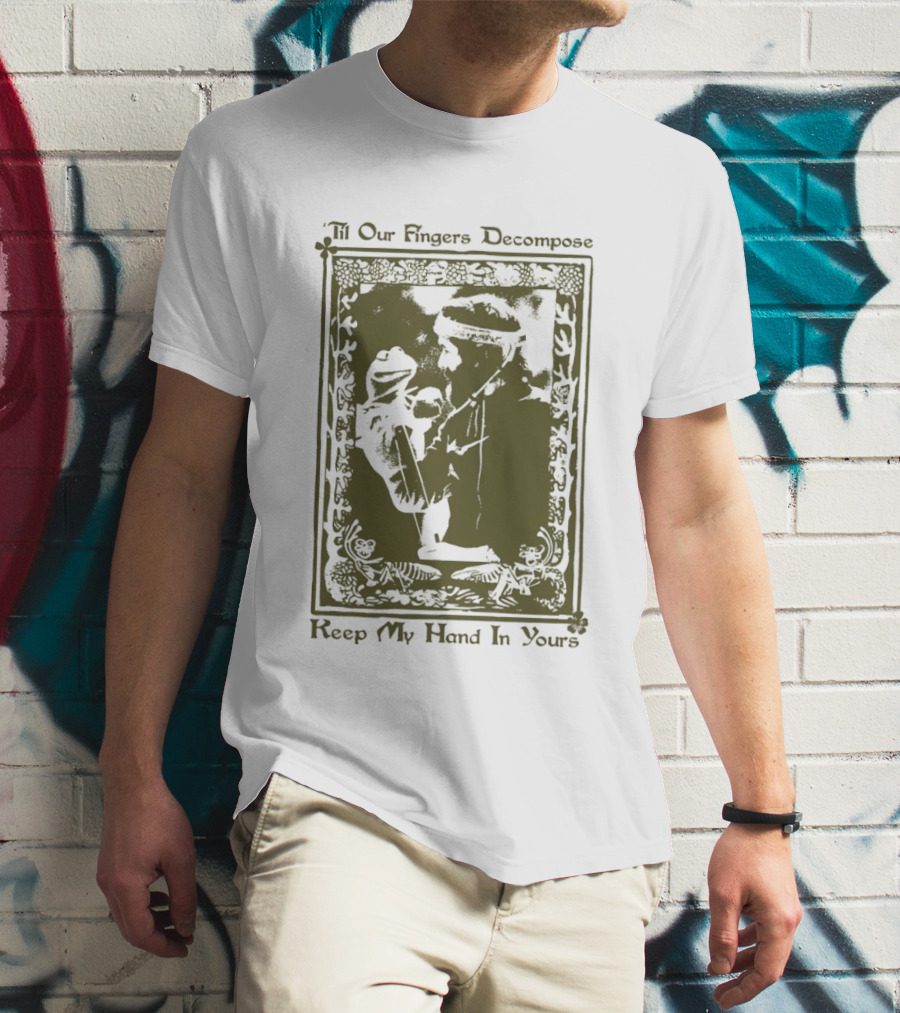 Noah Kahan Kermit The Frog 'Til Our Fingers Decompose Keep My Hand In Yours T-Shirt
