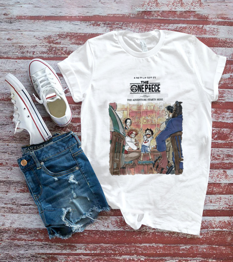 The One Piece Adventure Starts Here East Blue Remake By WIT Studio On Netflix February 2027 T-Shirt