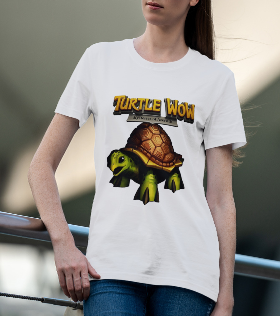 Turtle WoW Mysteries Of Azeroth Tortoise Adventure T-Shirt