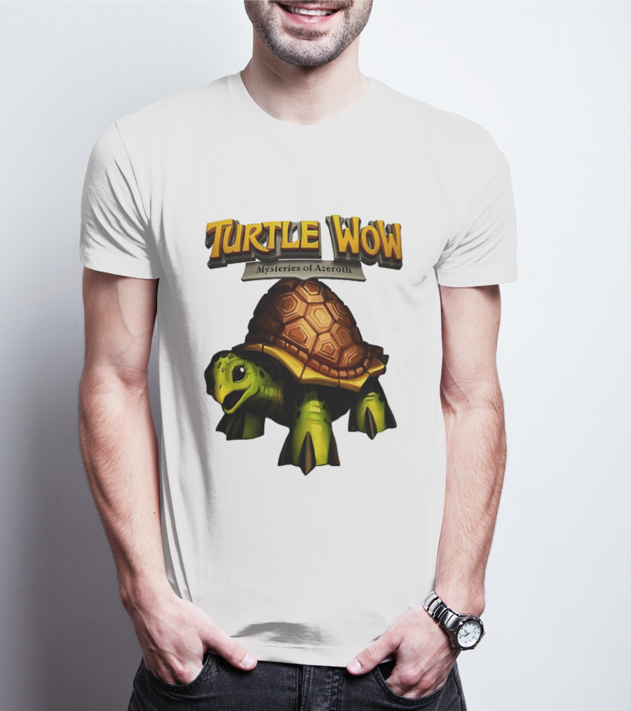 Turtle WoW Mysteries Of Azeroth Tortoise Adventure T-Shirt
