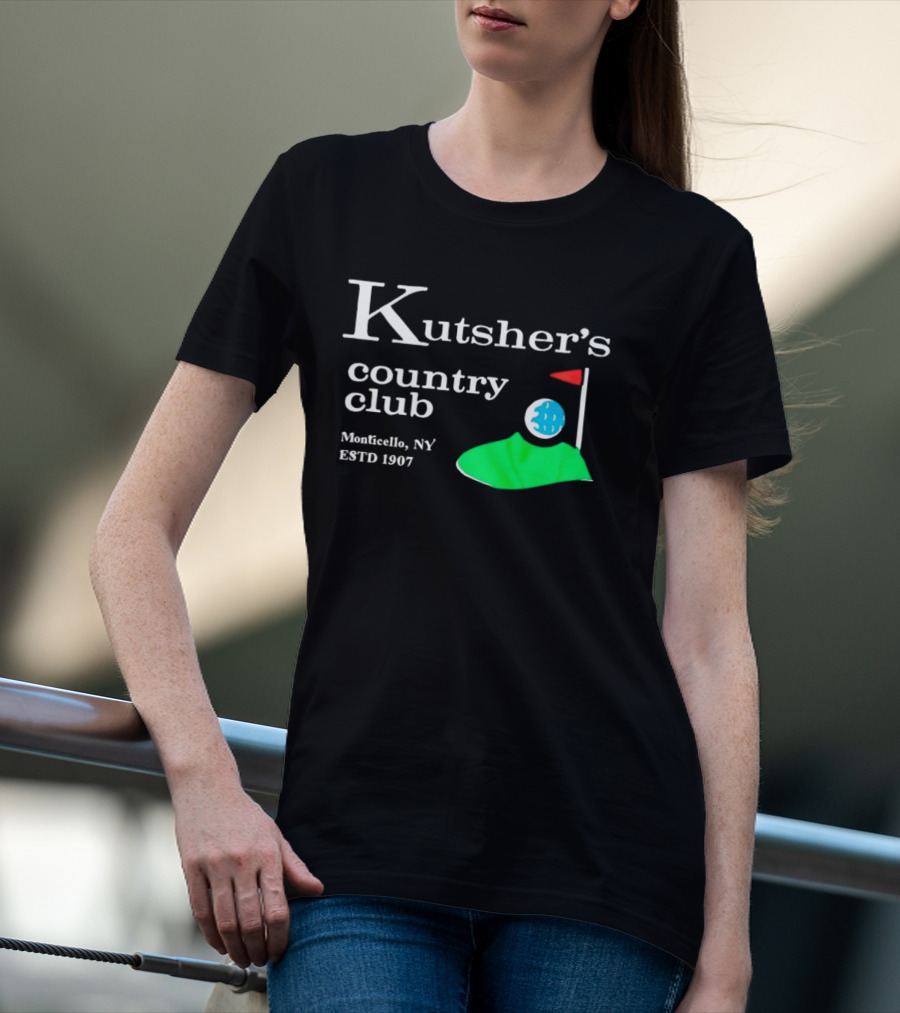 Kutsher's Country Club Monticello NY Established 1907 Retro Golf T-Shirt
