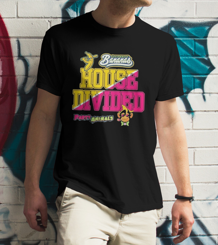 Savannah Bananas House Divided Party Animals T-Shirt