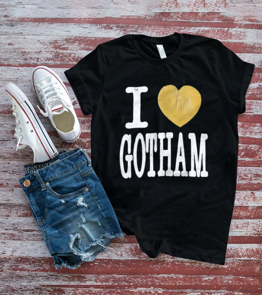 I Heart Gotham Golden Love T-Shirt